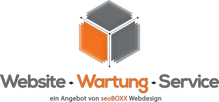 Website-Wartung-Service Logo Mobile hell Logo Website-Wartung-Service – ein Angebot von seoBOXX Webdesign