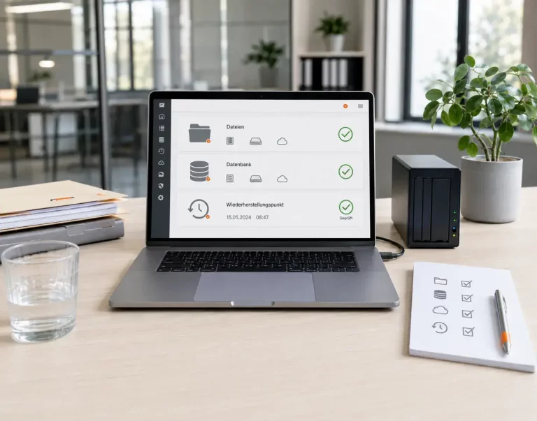 Website-Backup - Dateien und Datenbank richtig sichern - Headerbild Mobile